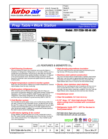 Spec Sheet