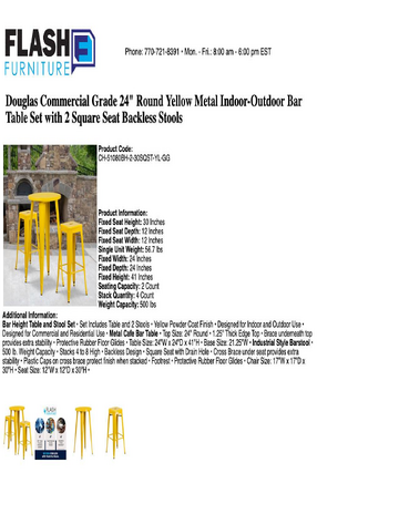 Spec Sheet