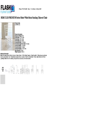 Spec Sheet