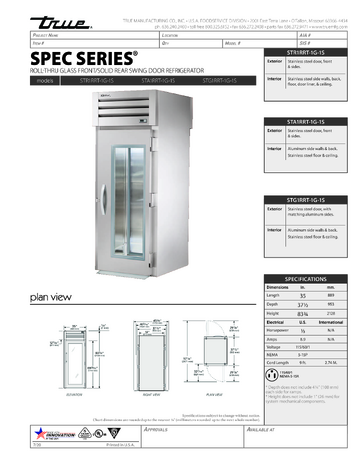 Spec Sheet