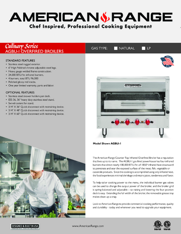 Spec Sheet