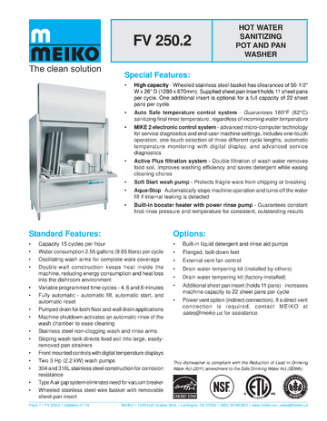 Spec Sheet