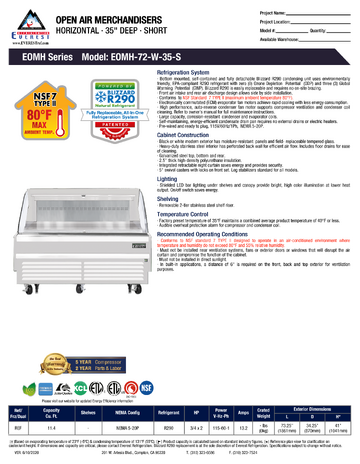 Spec Sheet