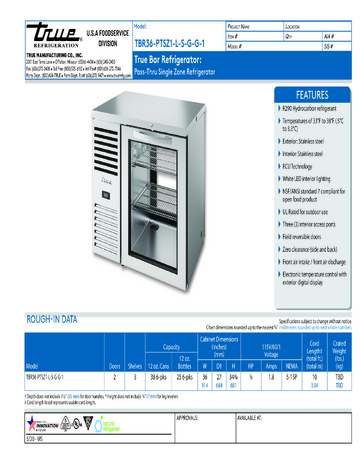 Spec Sheet