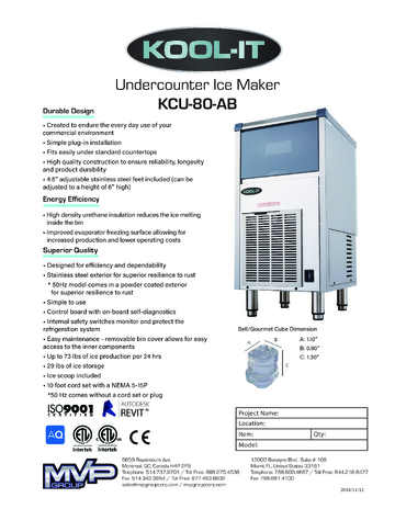 Spec Sheet
