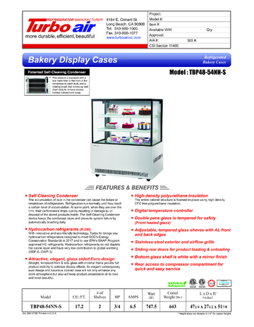 Spec Sheet