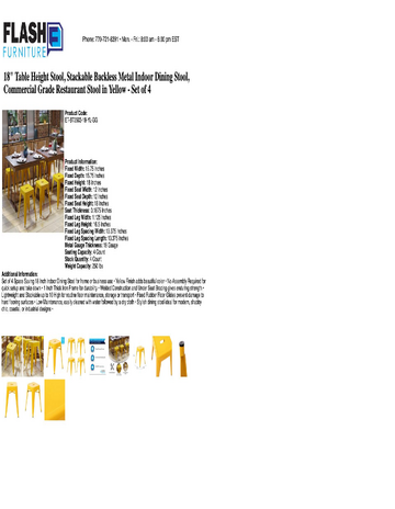 Spec Sheet