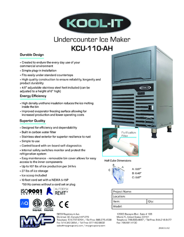 Spec Sheet