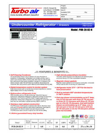 Spec Sheet