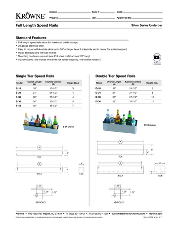 Spec Sheet