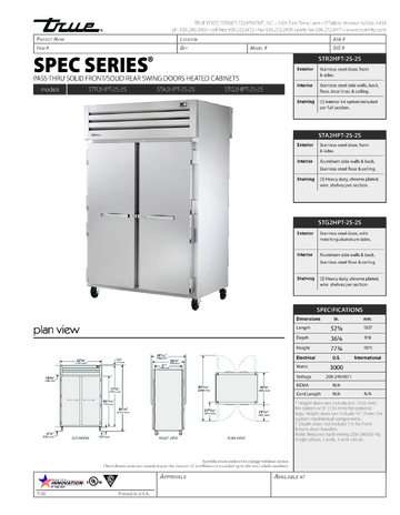 Spec Sheet
