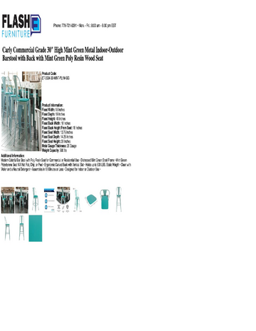 Spec Sheet