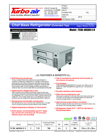 Spec Sheet