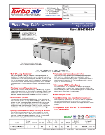Spec Sheet