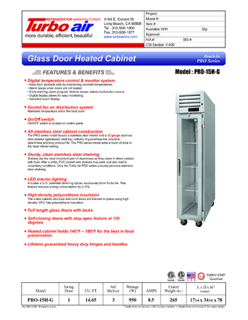 Spec Sheet