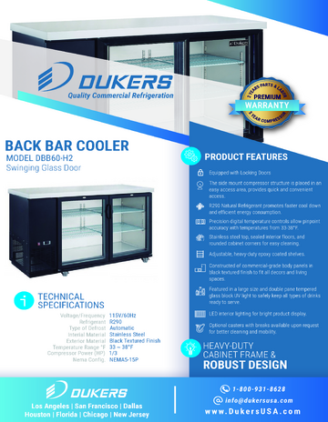Spec Sheet