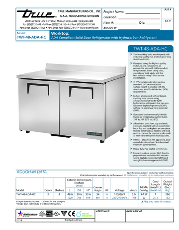 Spec Sheet