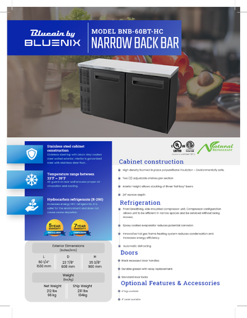 Spec Sheet