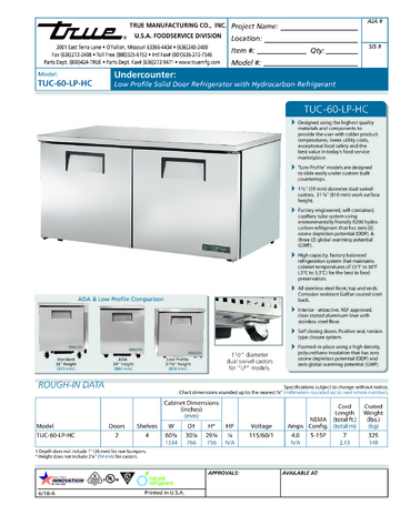 Spec Sheet
