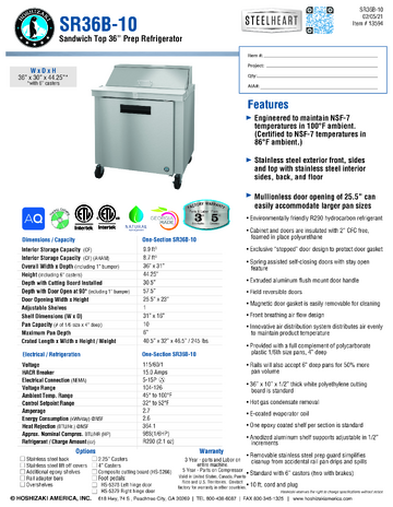 Spec Sheet