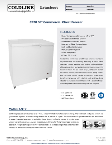 Spec Sheet