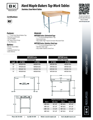 Spec Sheet