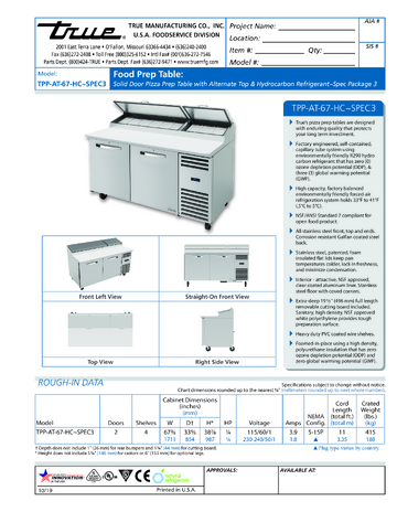 Spec Sheet