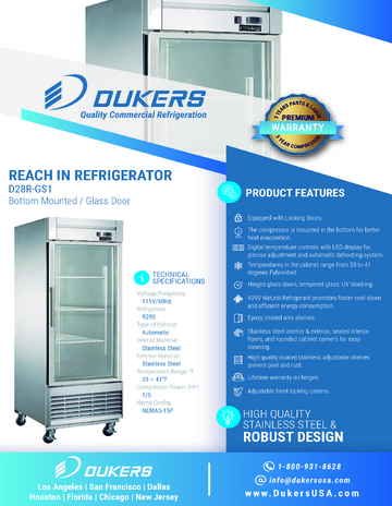 Spec Sheet