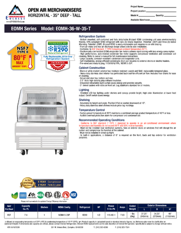 Spec Sheet