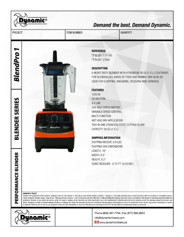 Spec Sheet