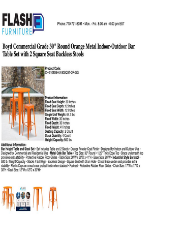 Spec Sheet