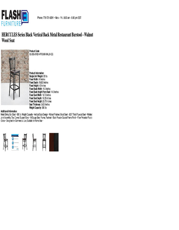 Spec Sheet