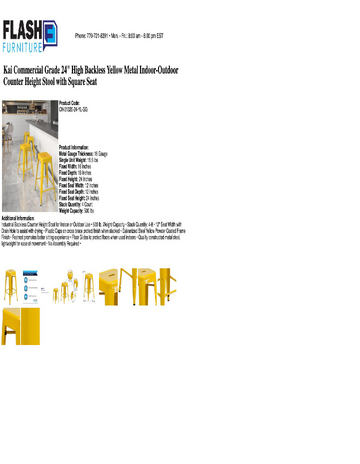 Spec Sheet