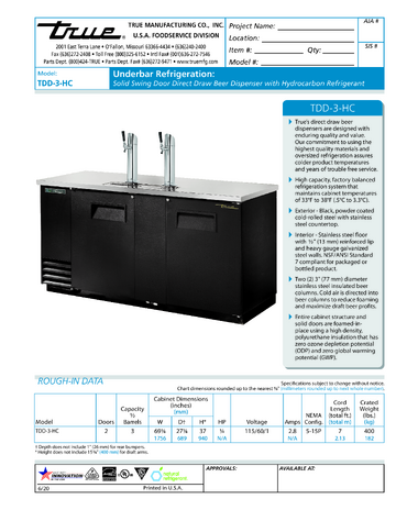 Spec Sheet