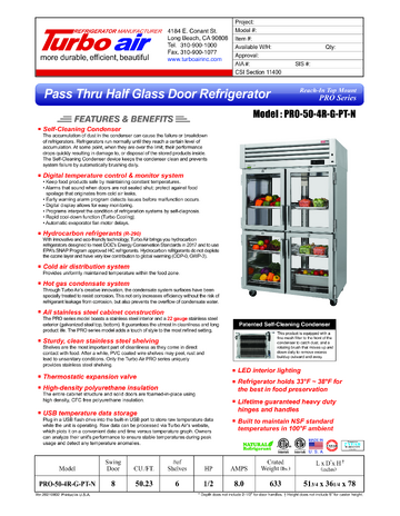 Spec Sheet