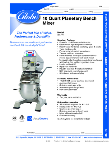 Spec Sheet
