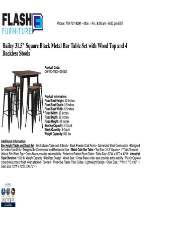 Spec Sheet