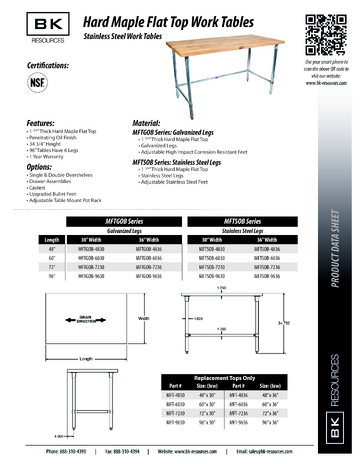 Spec Sheet