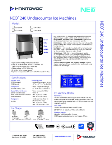 Spec Sheet