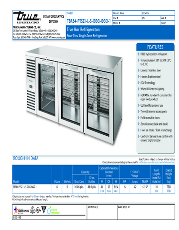 Spec Sheet