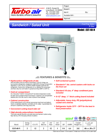 Spec Sheet
