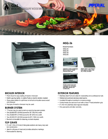 Spec Sheet