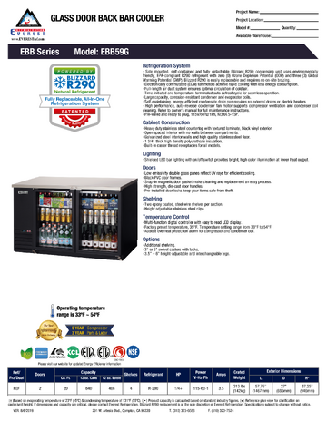 Spec Sheet