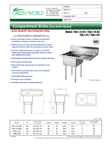 Spec Sheet