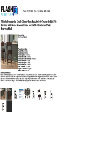 Spec Sheet