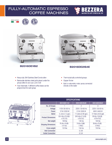 Spec Sheet