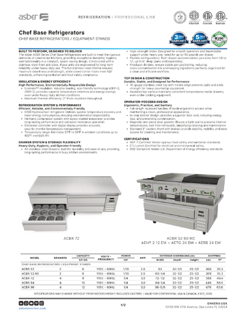 Spec Sheet