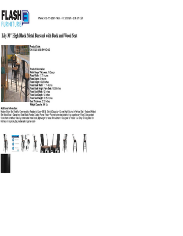 Spec Sheet