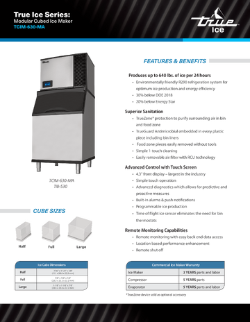 Spec Sheet
