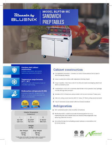 Spec Sheet